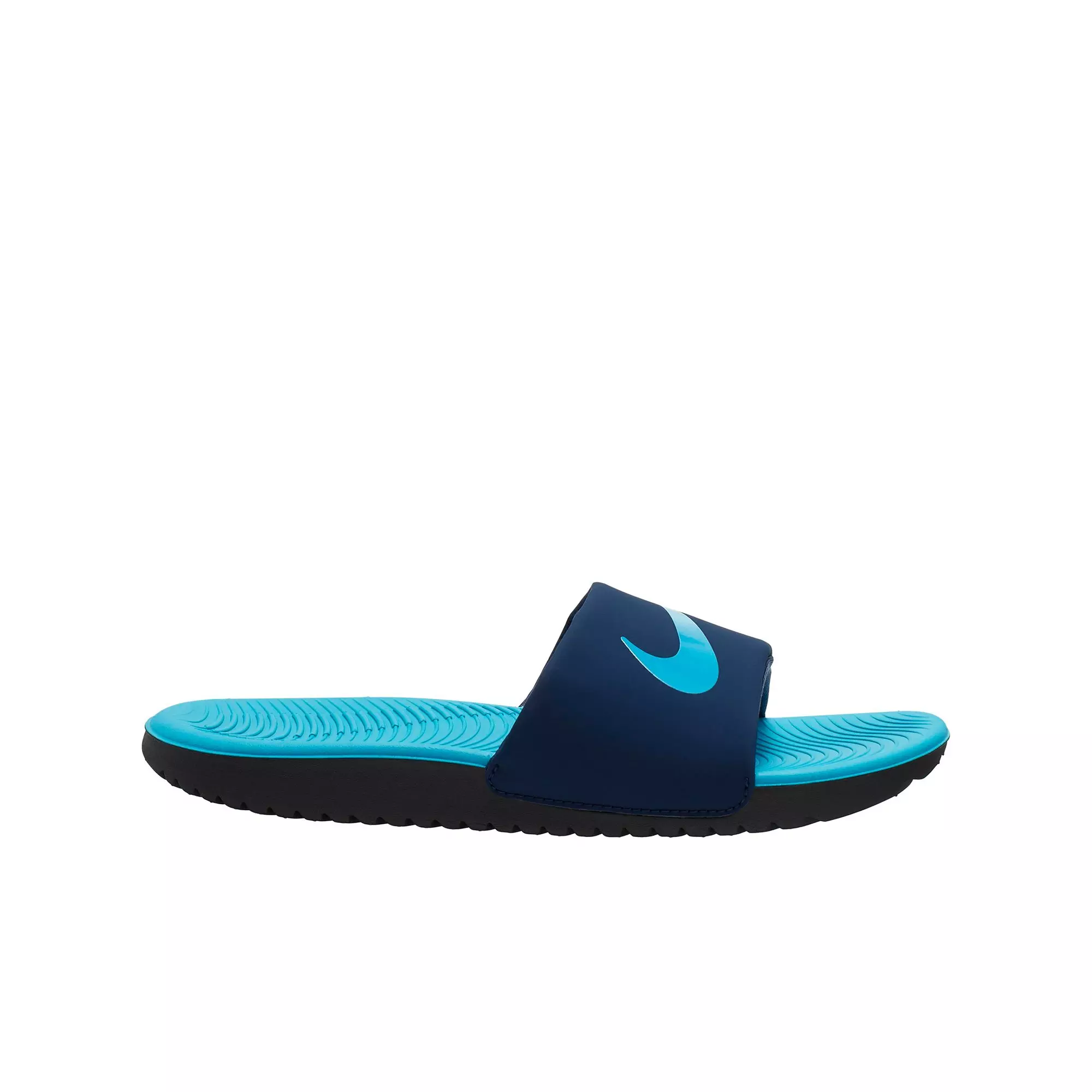 Nike kawa slide online navy blue